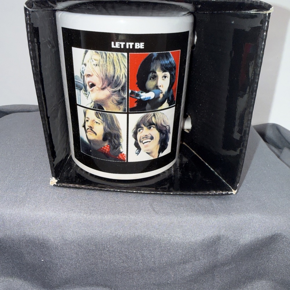 The Beatles LET IT BE Coffee Tea Cup Mug 11 Oz. NIB m454